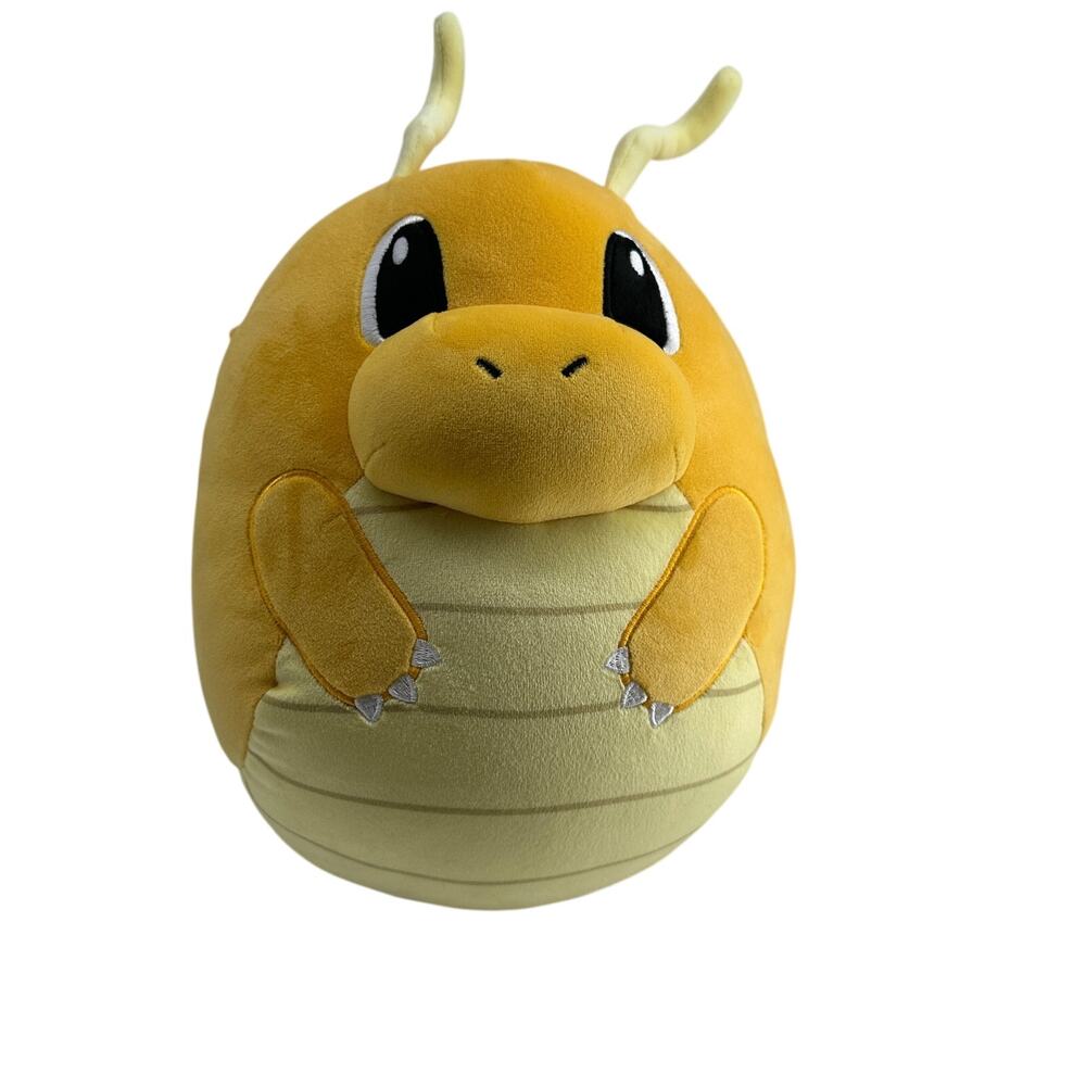 Pokemon Dragonite Squishmallows 10" Plush Jazwares 2024 Yellow Dragon Stuffed